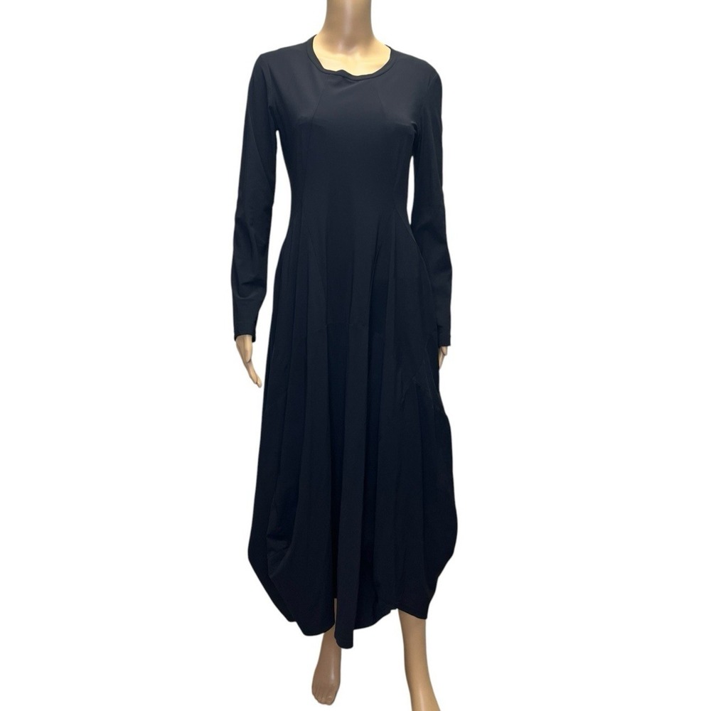 Marithe‎ Francois Girbaud Maxi Dress 6 Balloon Hem Cravatatakiller Avant Garde